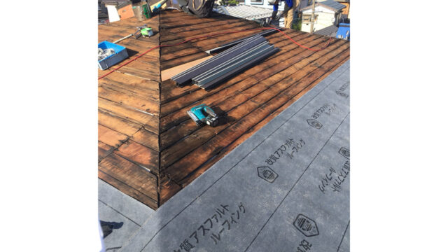 板金屋根の張替え―長岡のリフォーム施工事例―